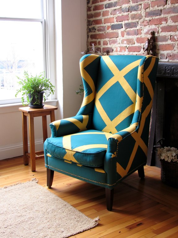 colorful textured focal point