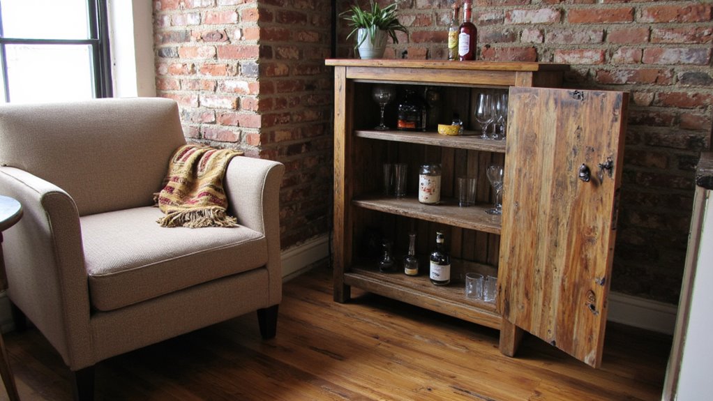 concealed yet accessible bars