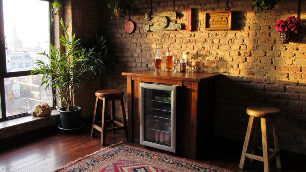 convenient chilled drink access