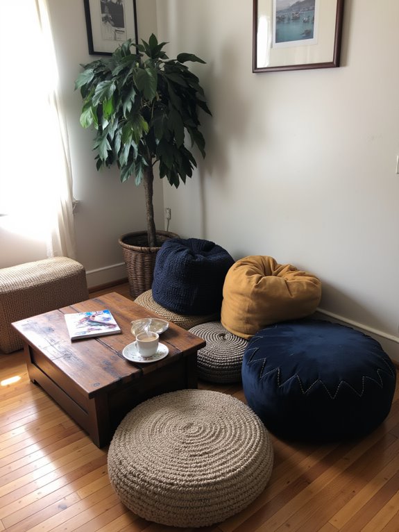 cozy and versatile seating