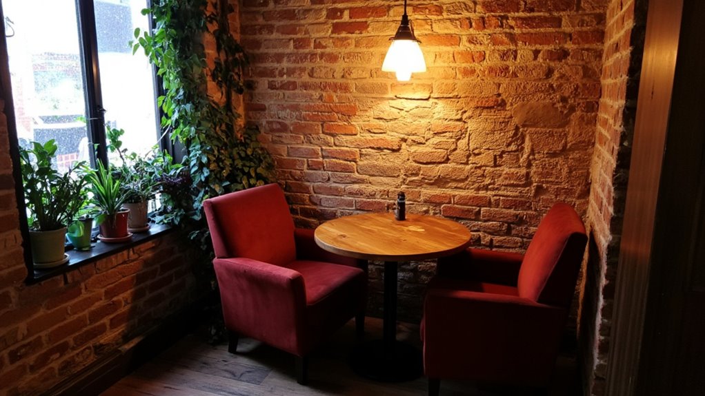 cozy intimate conversation spaces