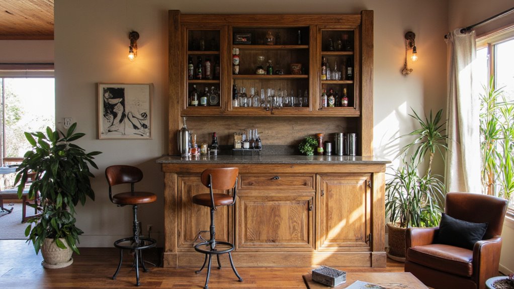 cozy multi functional bar seating