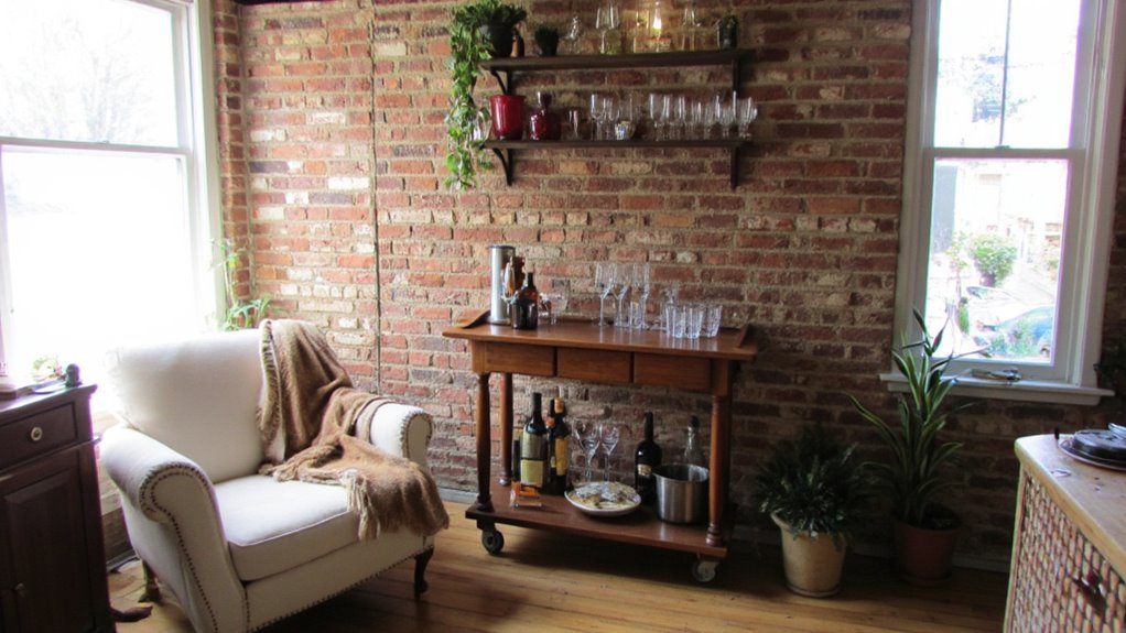 cozy organized intimate bar