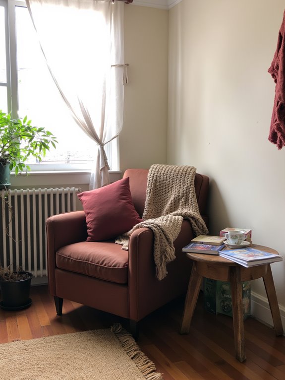 cozy reading nook retreat