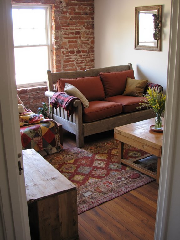 cozy rustic farmhouse couches