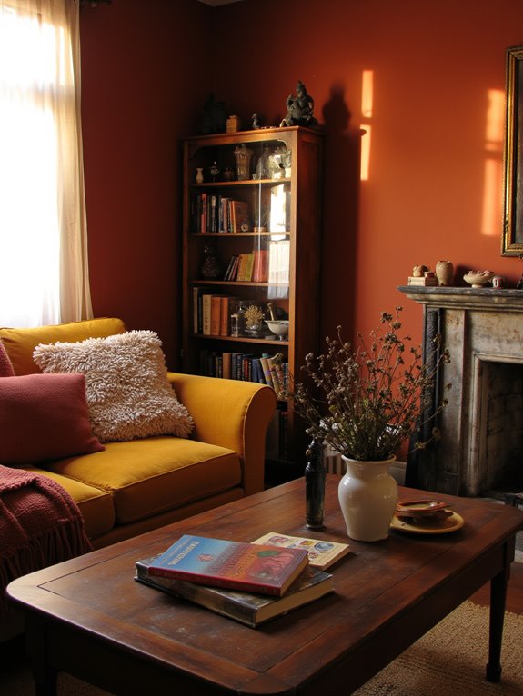 cozy warm color palettes