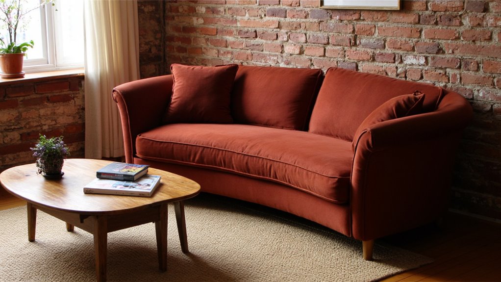curved sofa care tips