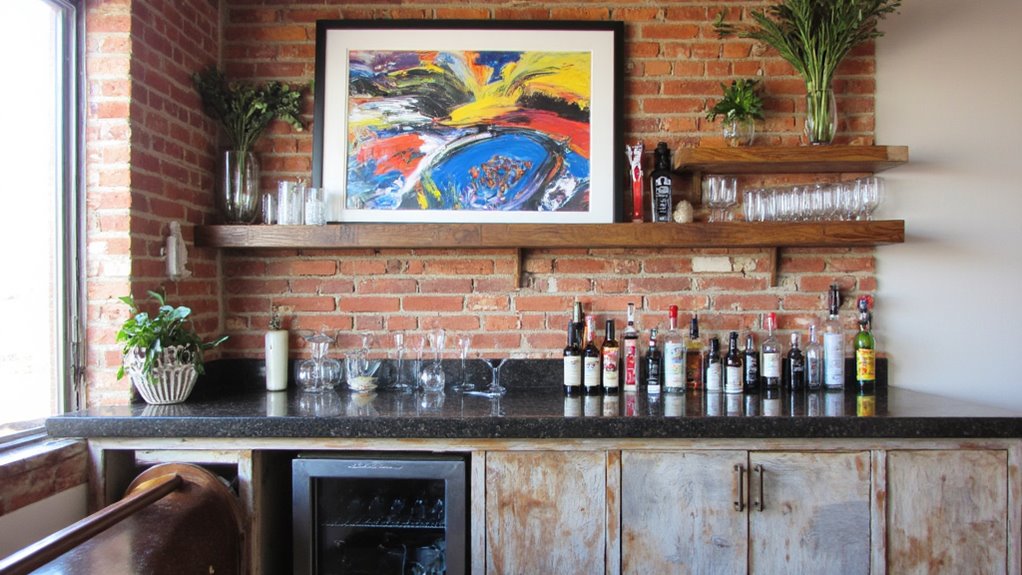 custom artwork enhances atmosphere