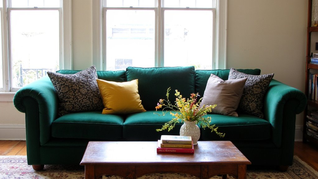 custom velvet sofa personalization