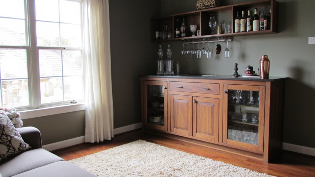 customizable bar cabinet designs