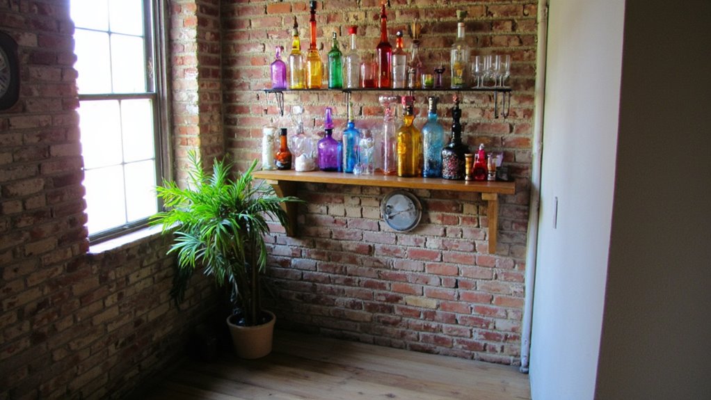 decorative glassware wall art