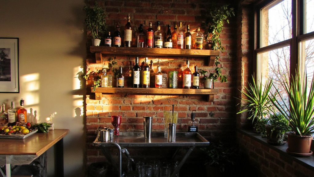 diverse spirits for cocktails