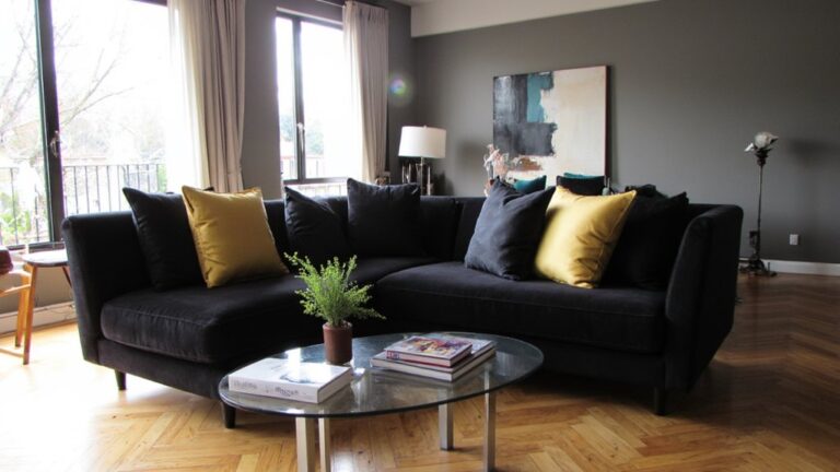 18 Modern Luxury Black Sofa Ideas For A Dramatic Interior Upgrade dramatic black sofa designs