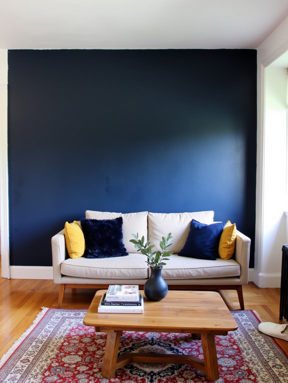 dramatic subtle accent wall