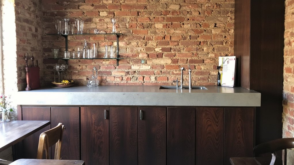 easy maintenance bar materials