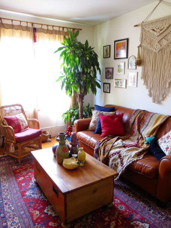 eclectic colorful warm atmosphere