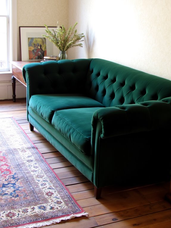 elegant button tufted sofa charm