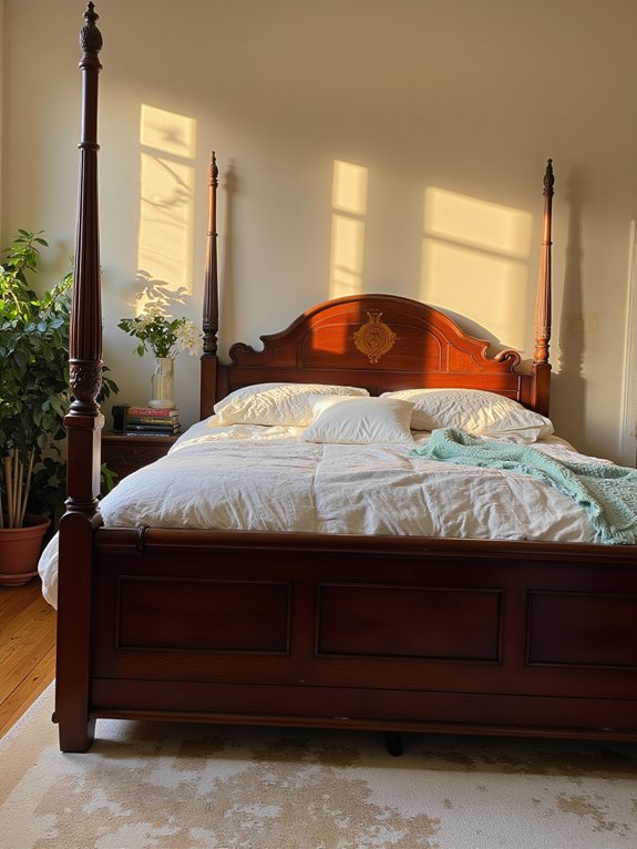 elegant frames enhance bedrooms