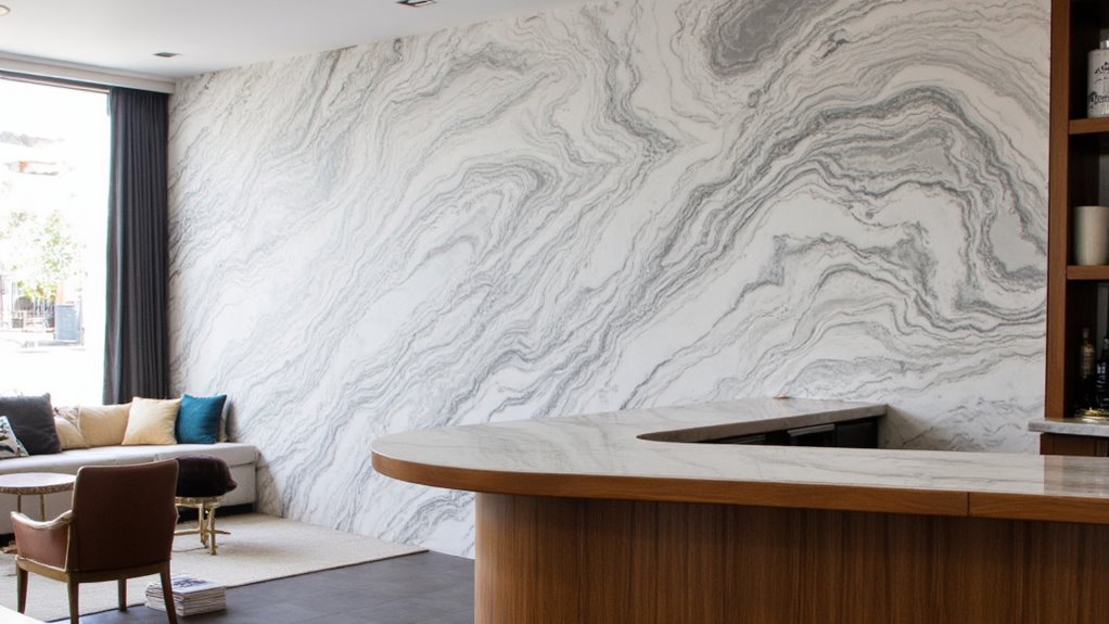 elegant marble statement backdrops