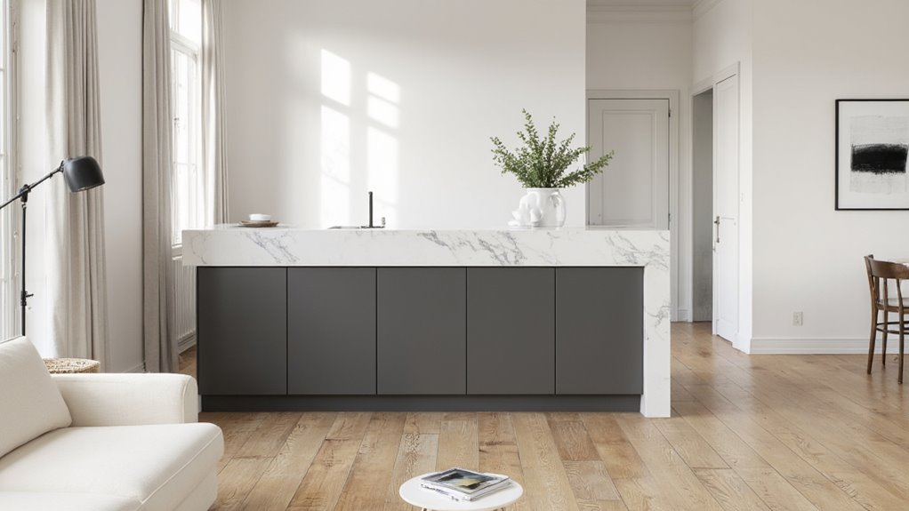 elegant minimalist marble design