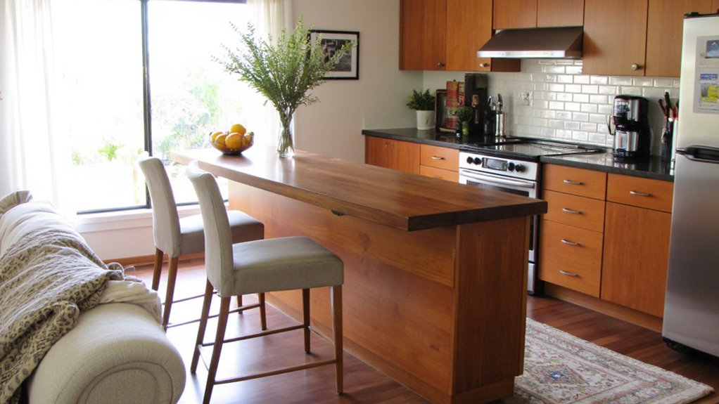 elegant space saving bar counters