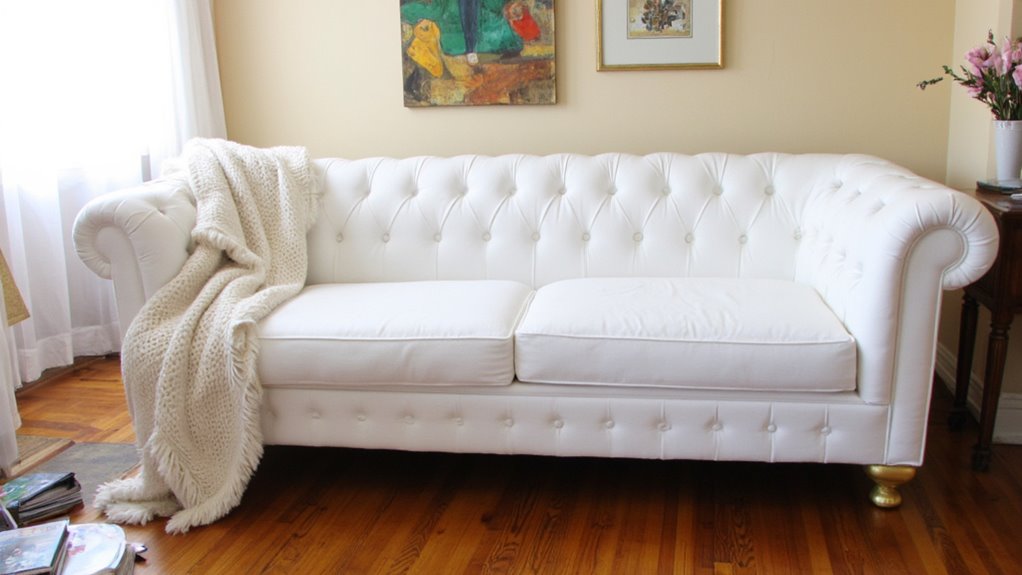 elegant tufted sofa luxury
