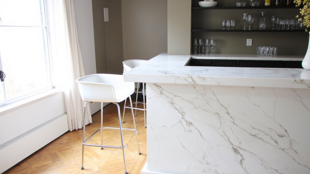 elegant white marble sophistication