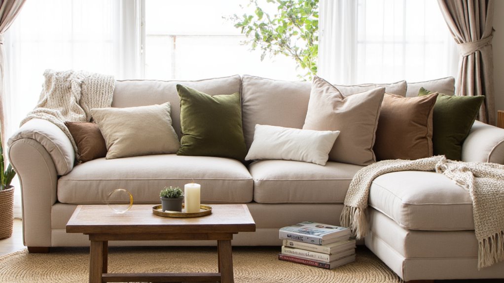 elevate beige sofa aesthetic