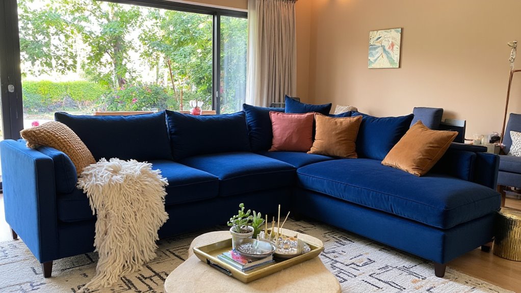 elevate sectional with accessories