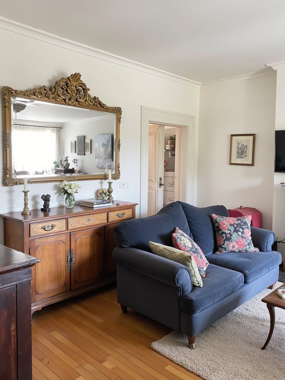 enhance space with mirrors