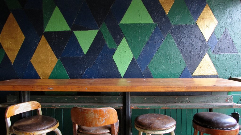 geometric designs enhance ambiance