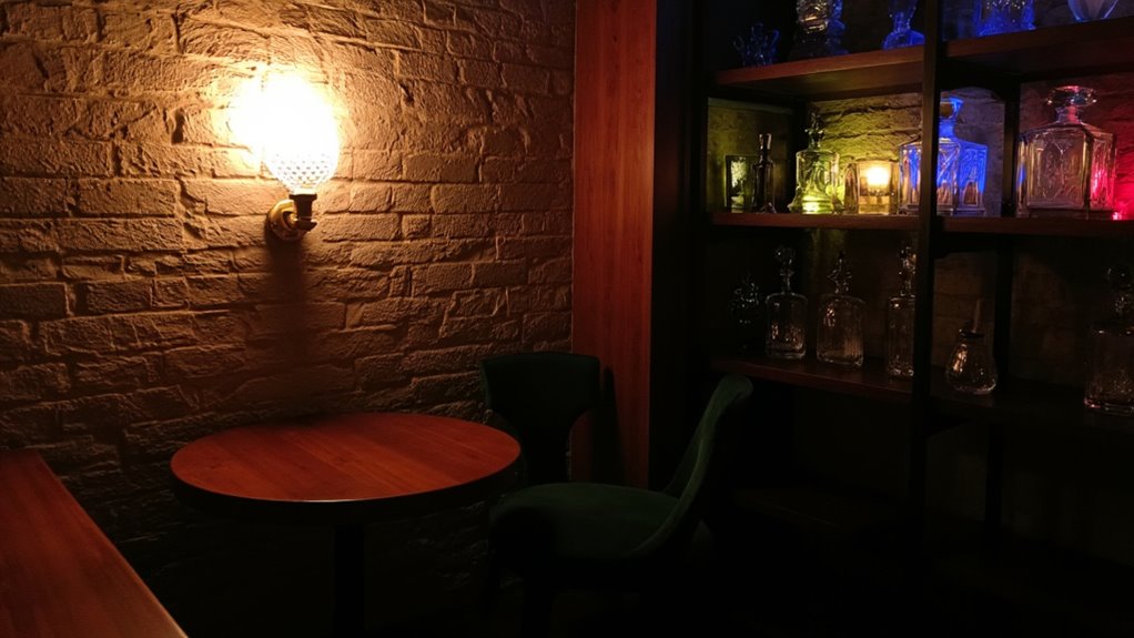 glamorous geometric lighting design