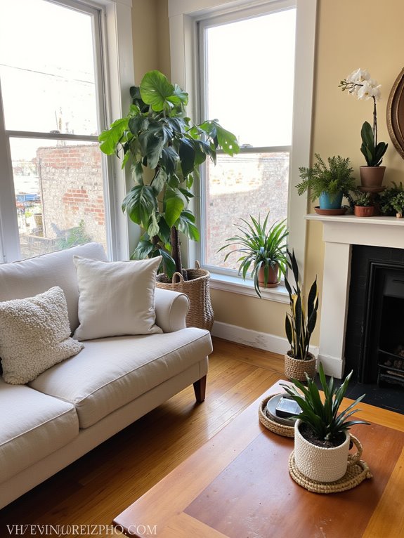 indoor plants enhance coziness