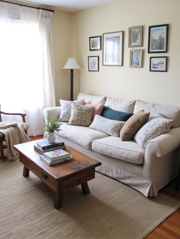 layered textures and heights