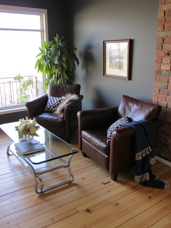 luxe leather chairs elevate elegance