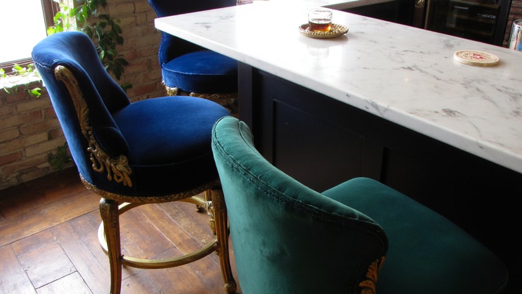 luxe upholstered seating options