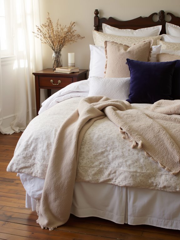 luxurious bedding for comfort