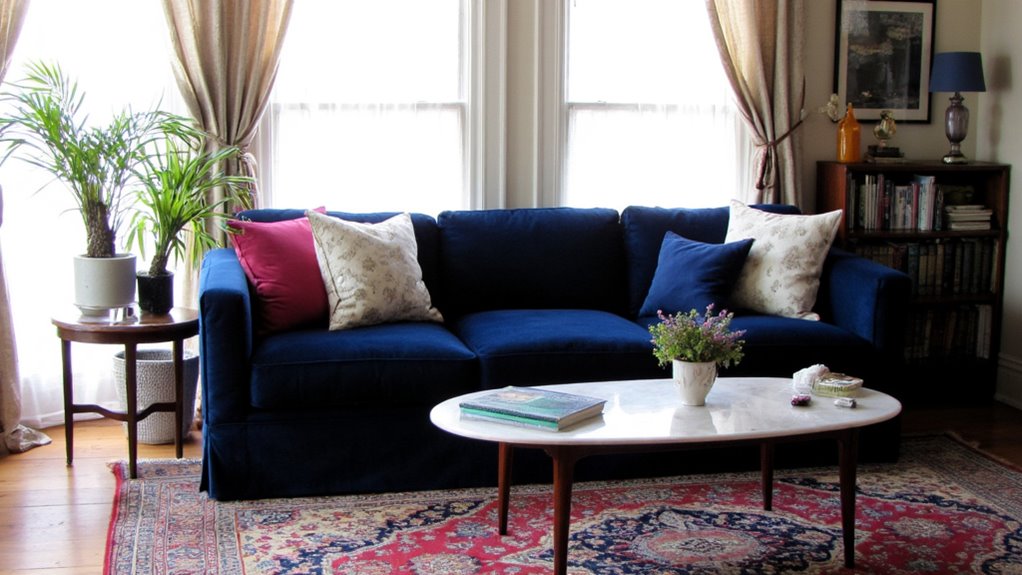 luxurious durable velvet sofas