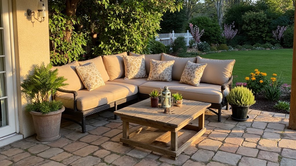 luxurious outdoor social space