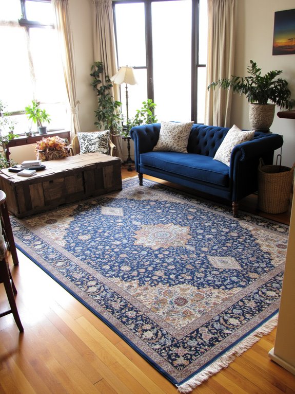 luxurious rugs enhance comfort
