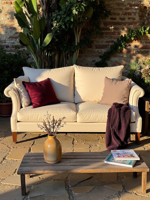 luxury outdoor sofa elegance