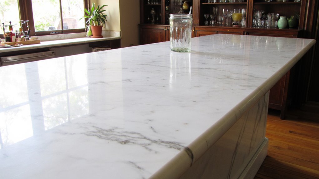 maintain marble bar surface
