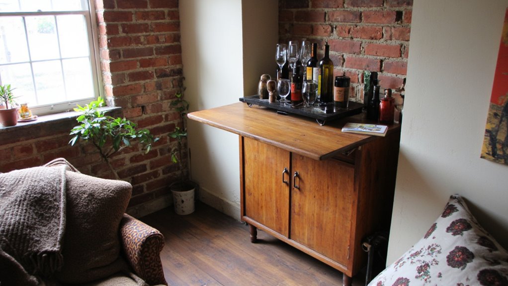 maximize space with multifunctional furniture