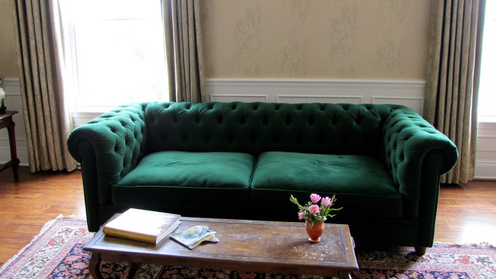 meticulous craftsmanship in upholstery