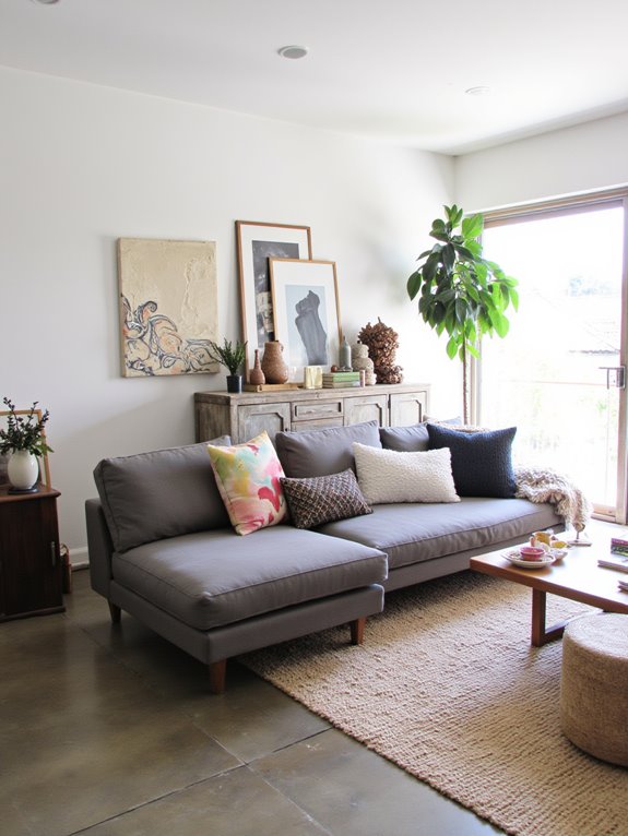 minimalism meets eclectic design