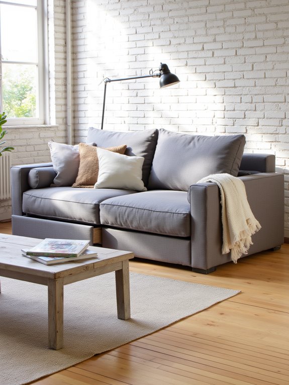 minimalistic sofas with storage