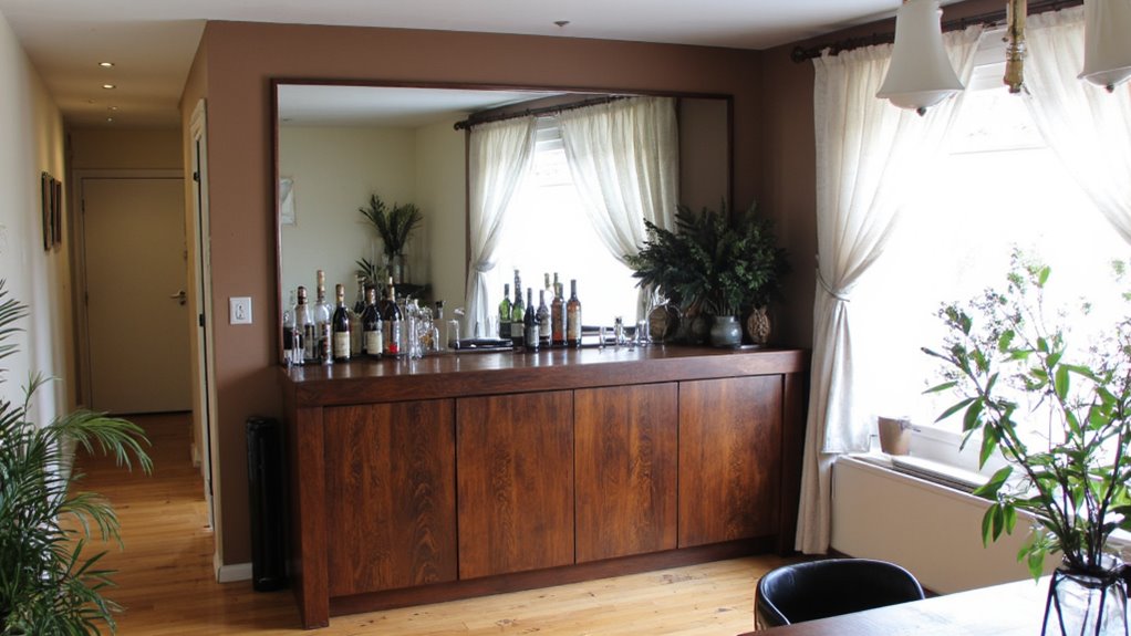 mirrors enhance space and light