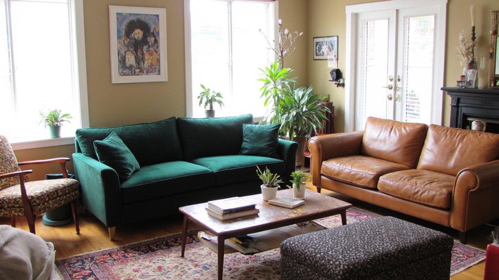 mix and match furniture styles