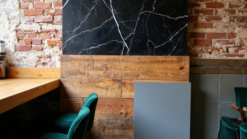 mixed materials for design