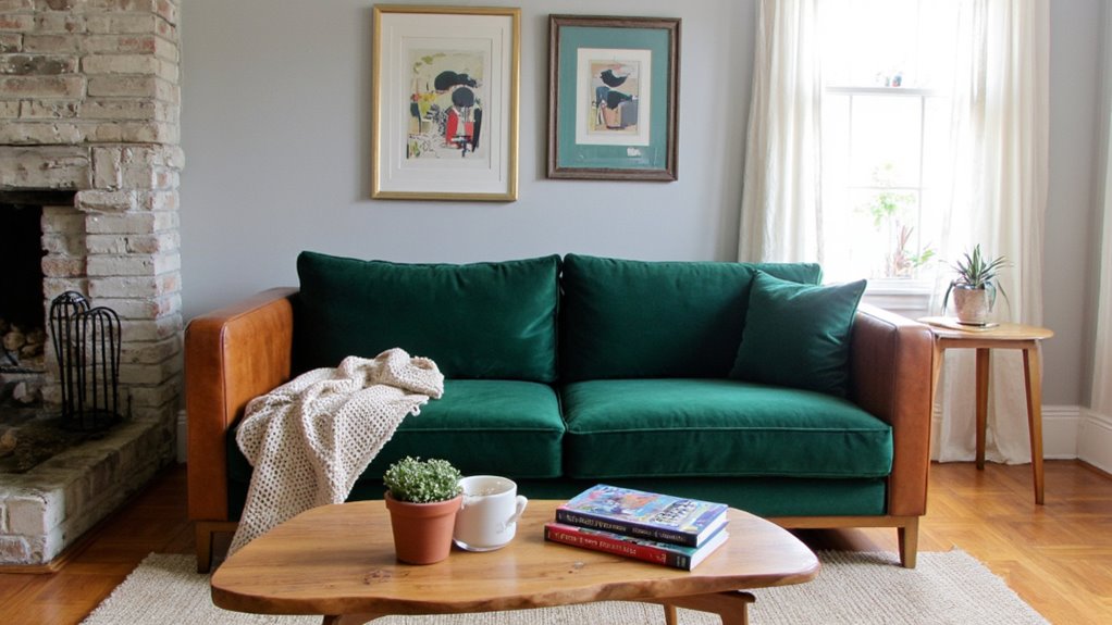 mixing luxury sofa textures